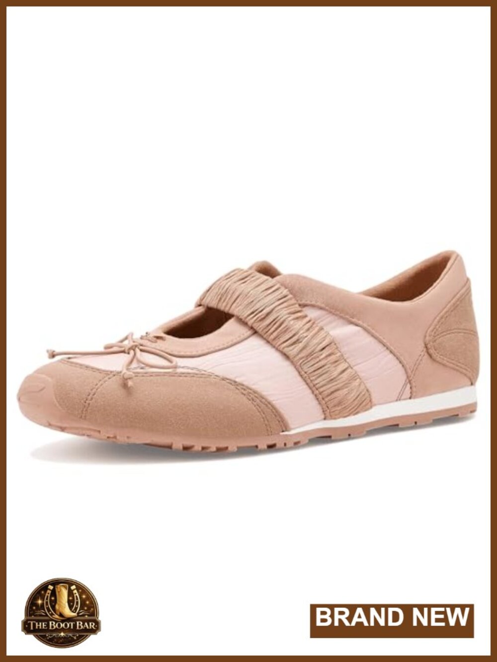 Leather Slip-On Ballet Sneaker Ballet-Chic Casual Comfort Shoe